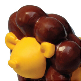 Charming Pet Latex Squeaker Dog Toy - Yellow Balloon Lion - Large image 2