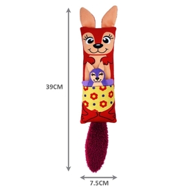 3 x KONG Kickeroo Kanga Crinkle Catnip Cat Toy image 2