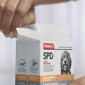 Prime100 SPD Slow Cooked Dog Food Single Protein Kangaroo & Pumpkin 12 x 354g image 2