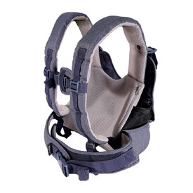 Ibiyaya Hug Pack Padded & Mesh Dog Sling Carrier - Denim Blue image 2