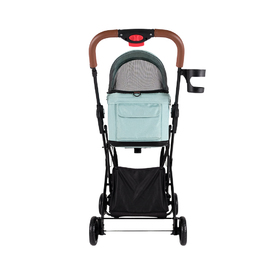 Ibiyaya Travois Tri-fold Pet Travel Stroller System - Spearmint image 2