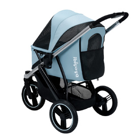 Ibiyaya The Beast Pet Jogger Stroller for dogs up to 25kg - Flash Grey image 2