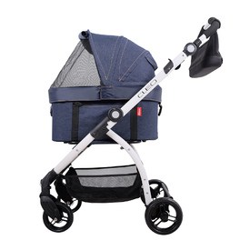 Ibiyaya CLEO Multifunction Pet Stroller & Car Seat Travel System - Blue Jeans image 2