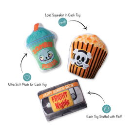 Fringe Studio Halloween Plush Squeaker Dog Toys - Fright Nights 3 Minis image 2