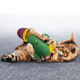 3 x KONG Wrangler Cactus Interactive Kickeroo Cat Toy image 2