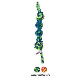 KONG Rope Bunji Tug Dog Toy in Assorted Colours Bulk Pack of 4 image 2