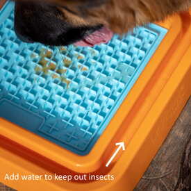 Lickimat Outdoor Keeper Ant-Proof Slow Dog Feeder Lickimat Pad Holder image 2