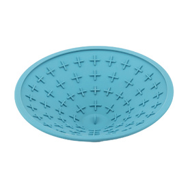 LickiMat Splash Wall & Floor Suction Slow Feeder Dog Bowl - Blue image 2