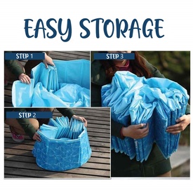 Chill-Out Pool for Dogs - Folds Down - No Inflation Required! image 2