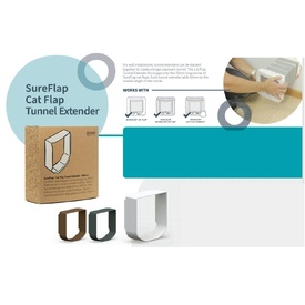 SureFlap Microchip Pet Door (large) Tunnel Extender for Walls and Doors image 2