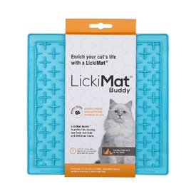 Lickimat Buddy Original Slow Food Anti-Anxiety Licking Mat for Cats image 2