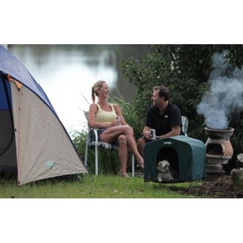 Houndhouse Kennel Flea-Free Waterproof Canvas Dog House - Medium image 2