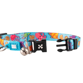 Max & Molly Smart ID Cat Collar - Blue Ocean image 2