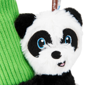 Outward Hound 3-in-1 Tug & Toss Dog Toy - Cuddly Climbers Panda image 2