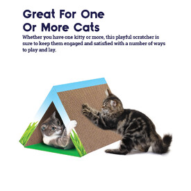 Petstages Fold Away Cardboard Cat Scratcher & Tunnel image 2