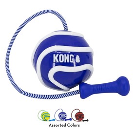 3 x KONG Wavz Bunjiball - Toss & Fetch Ball for Dogs in Assorted Colours - Large image 2
