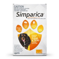 Simparica Flea & Tick Tablets for Extra Large Dogs 40.1-60kg - Red 6-Pack image 2
