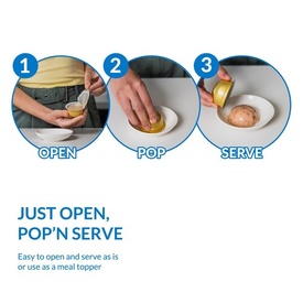 Inaba Cat Pop'n Serve Food or Meal Topper Chicken Recipe 8 x 35g Cups image 2