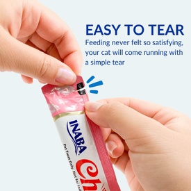 Inaba Cat Churu Pops Meal Topper Treat - Creamy Skin & Coat Varieties 50 x 15g Tubes image 2