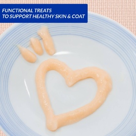 Inaba Cat Churu Meal Topper Treat - Skin & Coat Creamy Chicken & Scallop Recipe 24 x 14g Tubes image 2