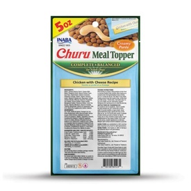 Inaba Dog Churu Meal Topper Treat - Creamy Chicken & Cheese Recipe 18 x 48g Tubes image 2