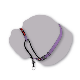 Black Dog Training Head Halter with Chin Clip - Mini - Black image 2