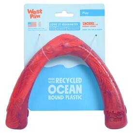 West Paw Seaflex Recycled Plastic Tug Dog Toy - Snorkl image 2