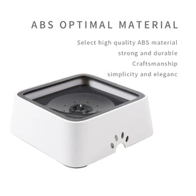 All Fur You Anti Splash Bowl 2L Grey | No Mess Pet Water Bowl image 2