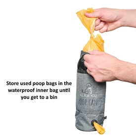 All Fur You Dog Poop Can Grey | Hygienic Waste Disposal image 2