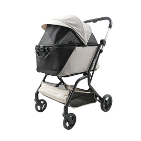 Ibiyaya InstaCollapse 2-in-1 Dog Stroller & Car Seat Carrier | Fold, Go, & Travel with Ease image 2