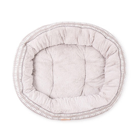 Mog & Bone 4 Seasons Reversible Dog Bed - Latte Mosaic image 2