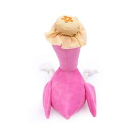 Zippy Paws Playful Pal Plush Squeaker Rope Dog Toy - Freya the Flamingo  image 2