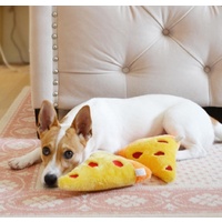 Zippy Paws Squeakie Emojiz Dog Toy - Pizza Slice image 2