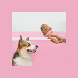 Zippy Paws NomNomz Squeaker Dog Toy - Ice Cream image 2