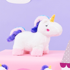 Zippy Paws Snugglerz Plush Squeaker Dog Toy - Charlotte the Unicorn image 2