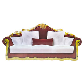 Zodiac Cardboard Cat Scratcher & Lounger - Red Sofa image 2
