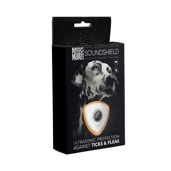 Max & Molly Soundshield Ultrasonic Protection for Ticks & Fleas - Black or Orange image 3