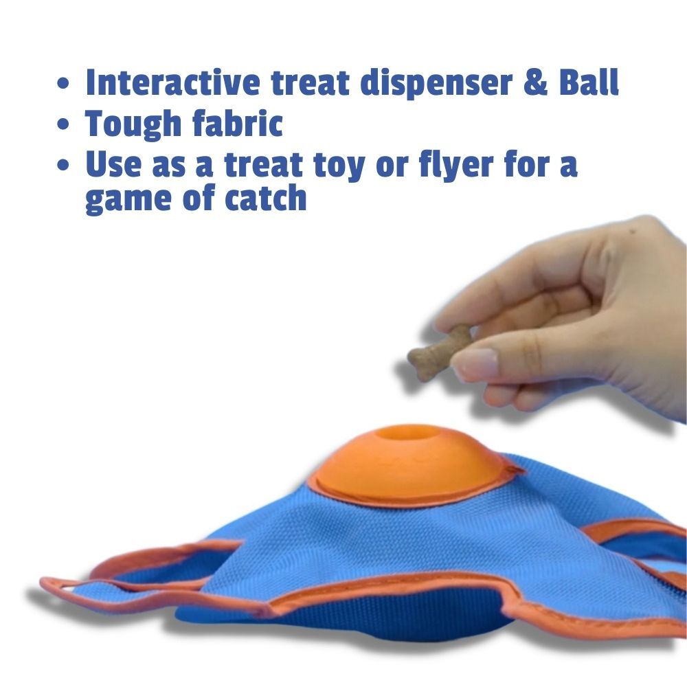Omega Paw Extreme Treat Ball Treat & Food Dispensing Dog Toy image 3