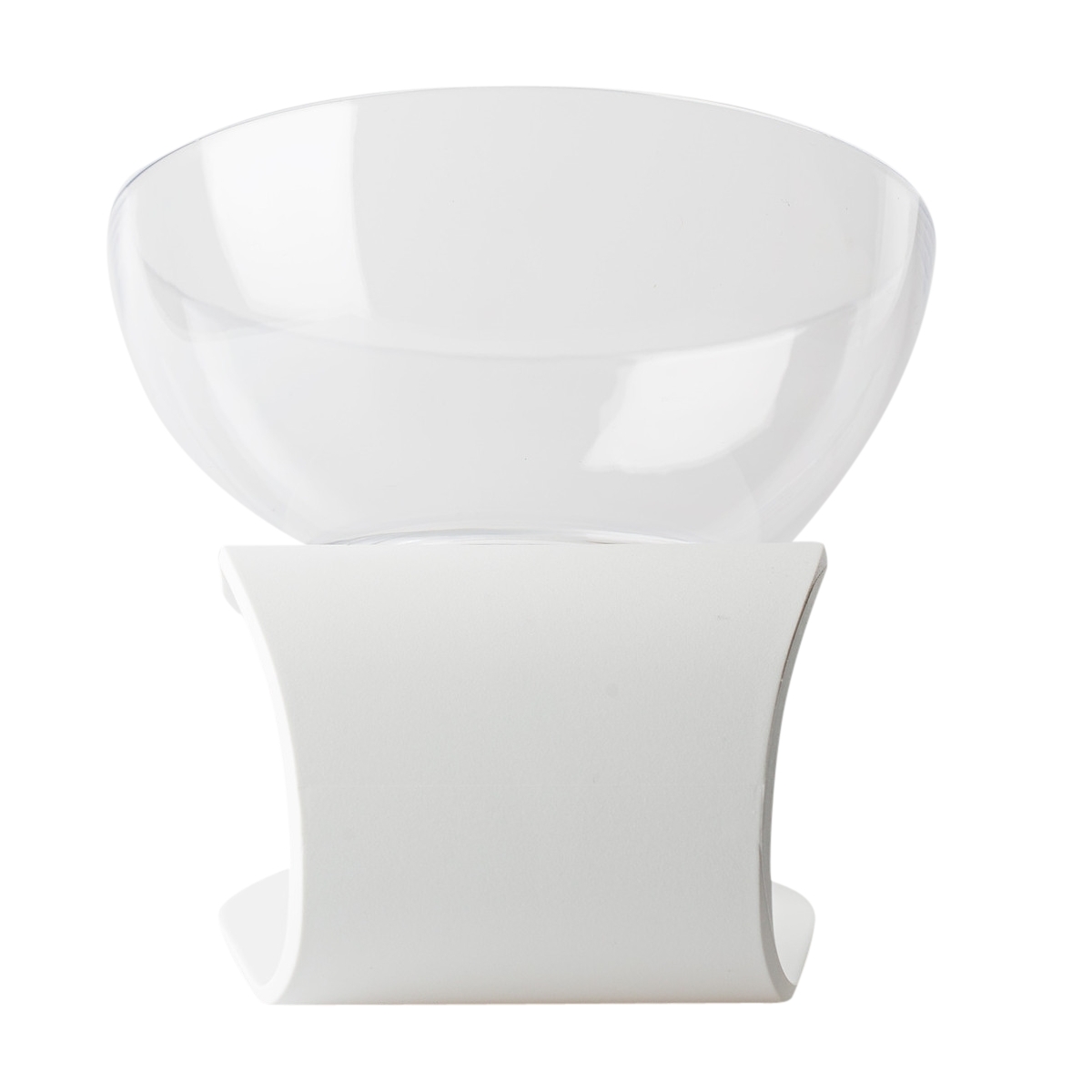 Pidan Designer Raised Cat Bowl with White Base image 3