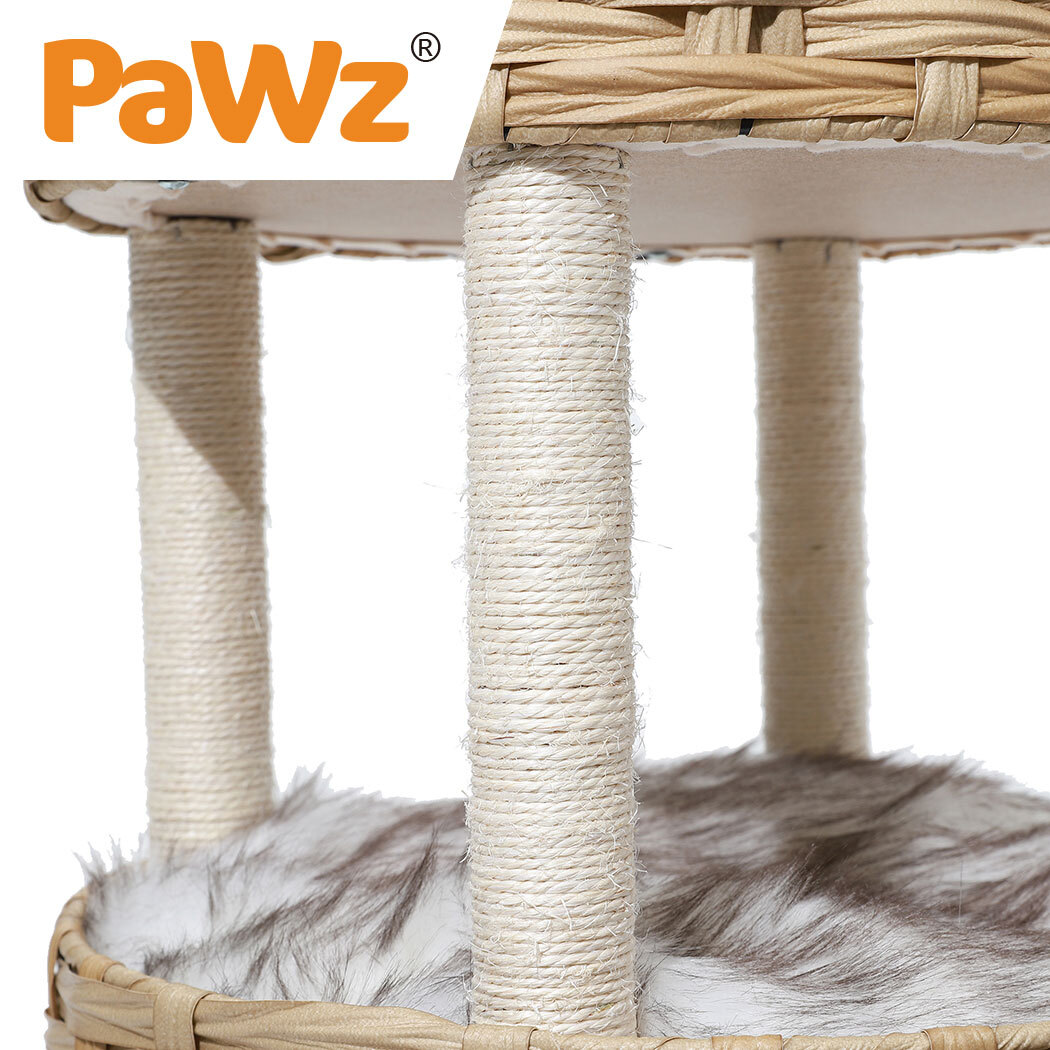 PaWz Cat and Small Dog Enclosed Pet Bed Puppy House with Soft Cushion image 3