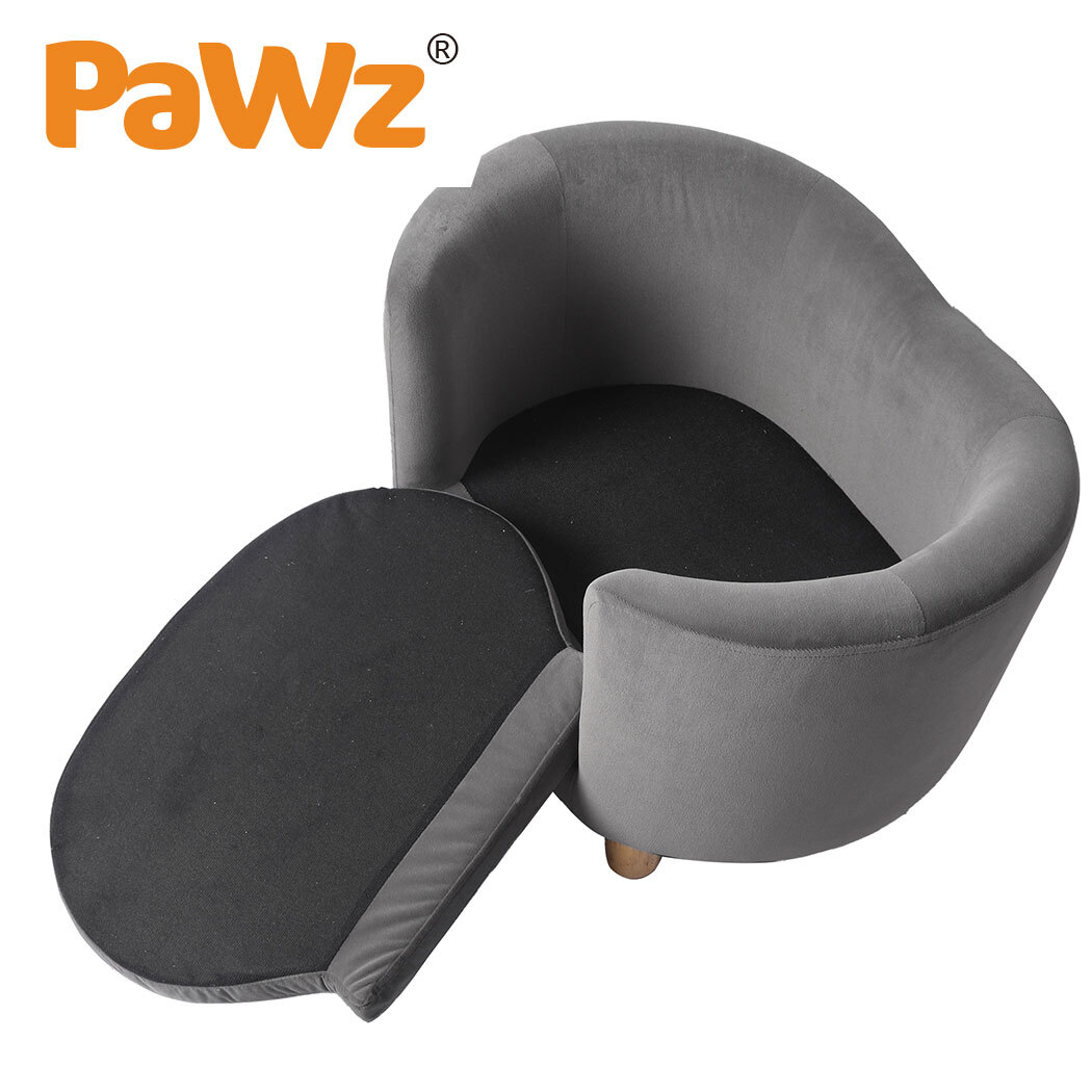 PaWz Luxury Elevated Sofa Anti-slip Raised Dog Cat Beds Couch Kitten Lounge image 3