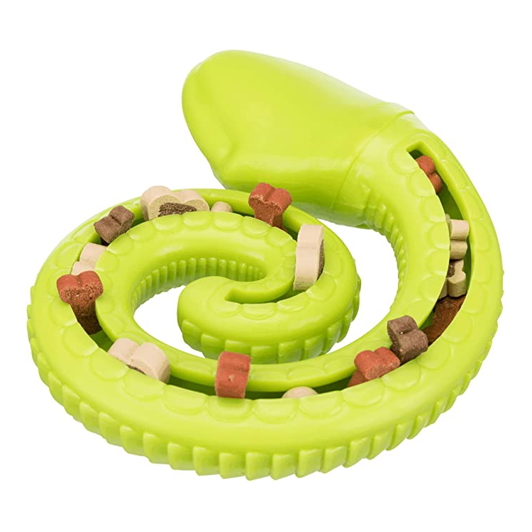 Treat Dispensing  Interactive Snake Dog Toy image 3