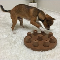 Nina Ottosson Smart Interactive Dog Toy in Wooden Composite image 3