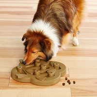 Nina Ottosson Smart Interactive Dog Toy - Dog Hide N Slide in Wooden Composite image 3
