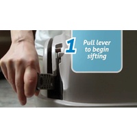 Smartsift Enclosed Semi-Automatic Cat Litter Sifter with Sift Lever image 3