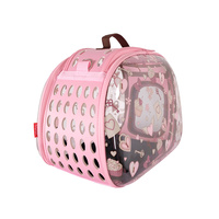 Ibiyaya Transparent Pet Carrier - Pink Valentine image 3