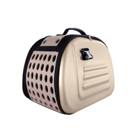 IBIYAYA Classic Foldable Pet Carrier with Multiple Access Points - Beige image 3