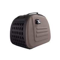 IBIYAYA Classic Foldable Pet Carrier with Multiple Access Points - Chocolate image 3