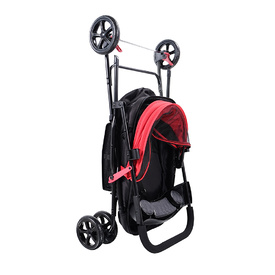 Ibiyaya Easy Strolling Pet Buggy for Cats & Dogs up to 20kg - Rouge Red image 3