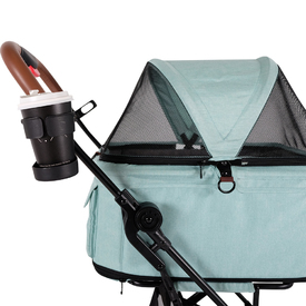 Ibiyaya Travois Tri-fold Pet Travel Stroller System - Spearmint image 3